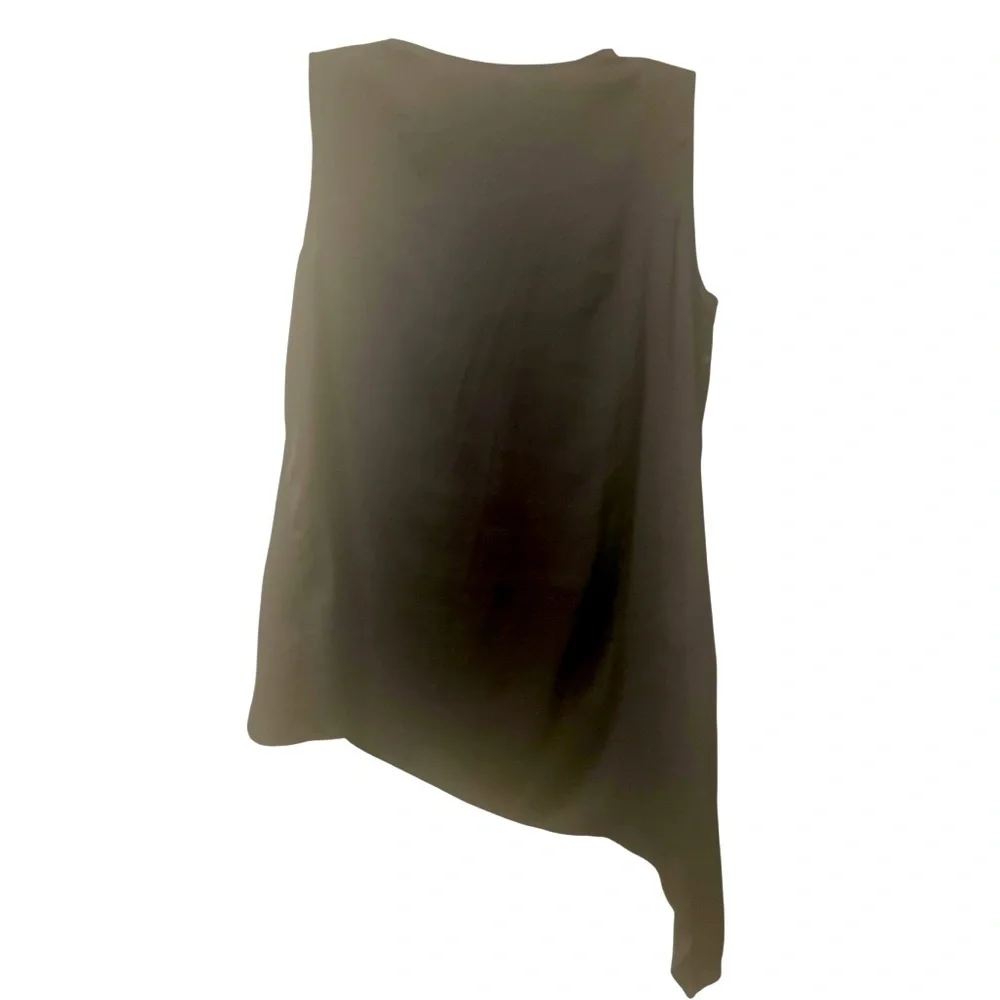 BCBGMaxAzria Asymmetrical Nikko Black Top (Size S) - Picture 3 of 7